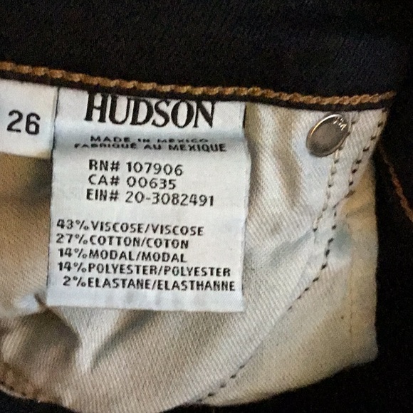 Hudson Distressd Blue Jeans $50 Size 26 - Picture 4 of 5